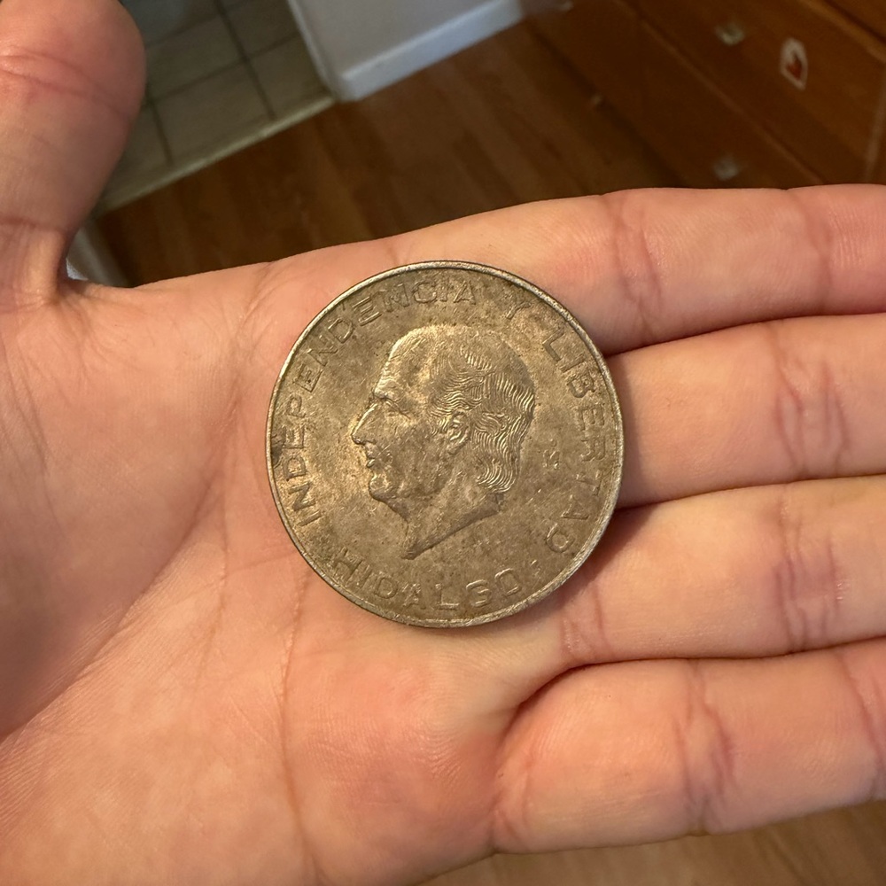 1956 Mexican Peso Coin